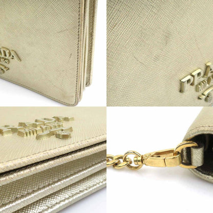 Prada Shoulder Bag With Chain Wallet