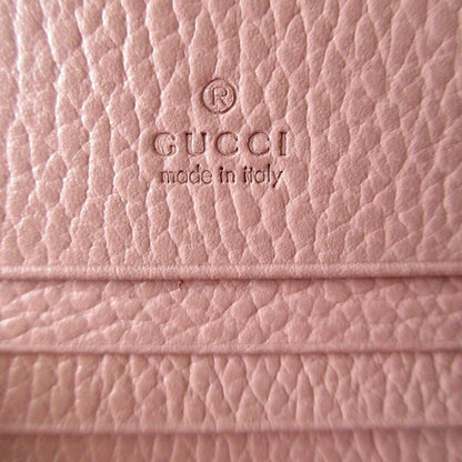 Like New Gucci Gg Marmont 658610 Compact Leather Wallet In Supreme Pink