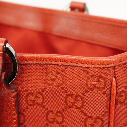 Gucci Gg Canvas Tote Bag 113017 Red