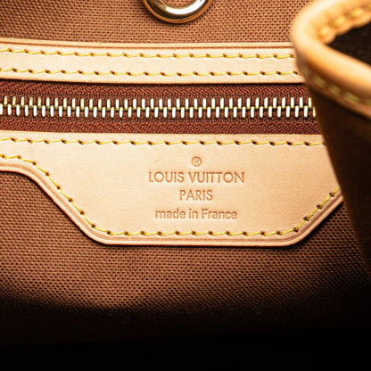 Louis Vuitton Monogram Batignolles Vertical Tote Bag Shoulder M51153 Brown Pvc Leather