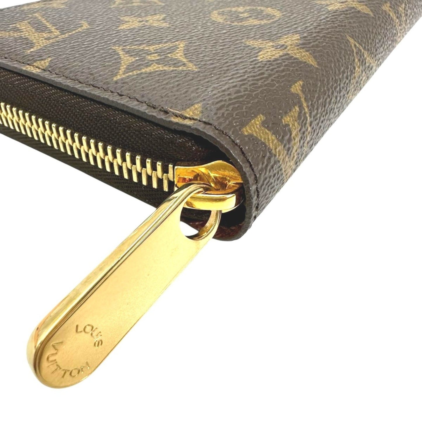 Louis Vuitton Louis Vuitton Long Wallet Round Zipper Monogram Zippy Canvas M42616 Brown
