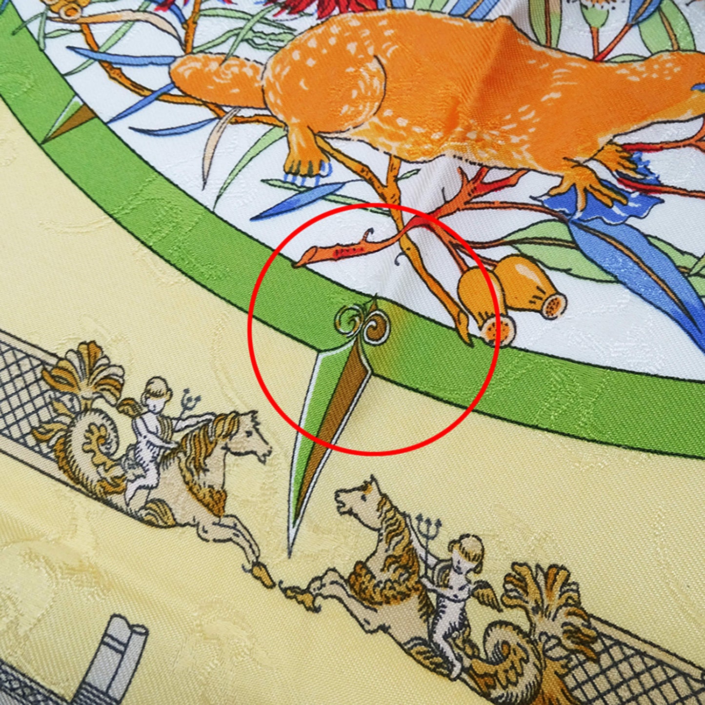 Herms Hermes Women'S Carr 90 "Le Geographe" Scarf