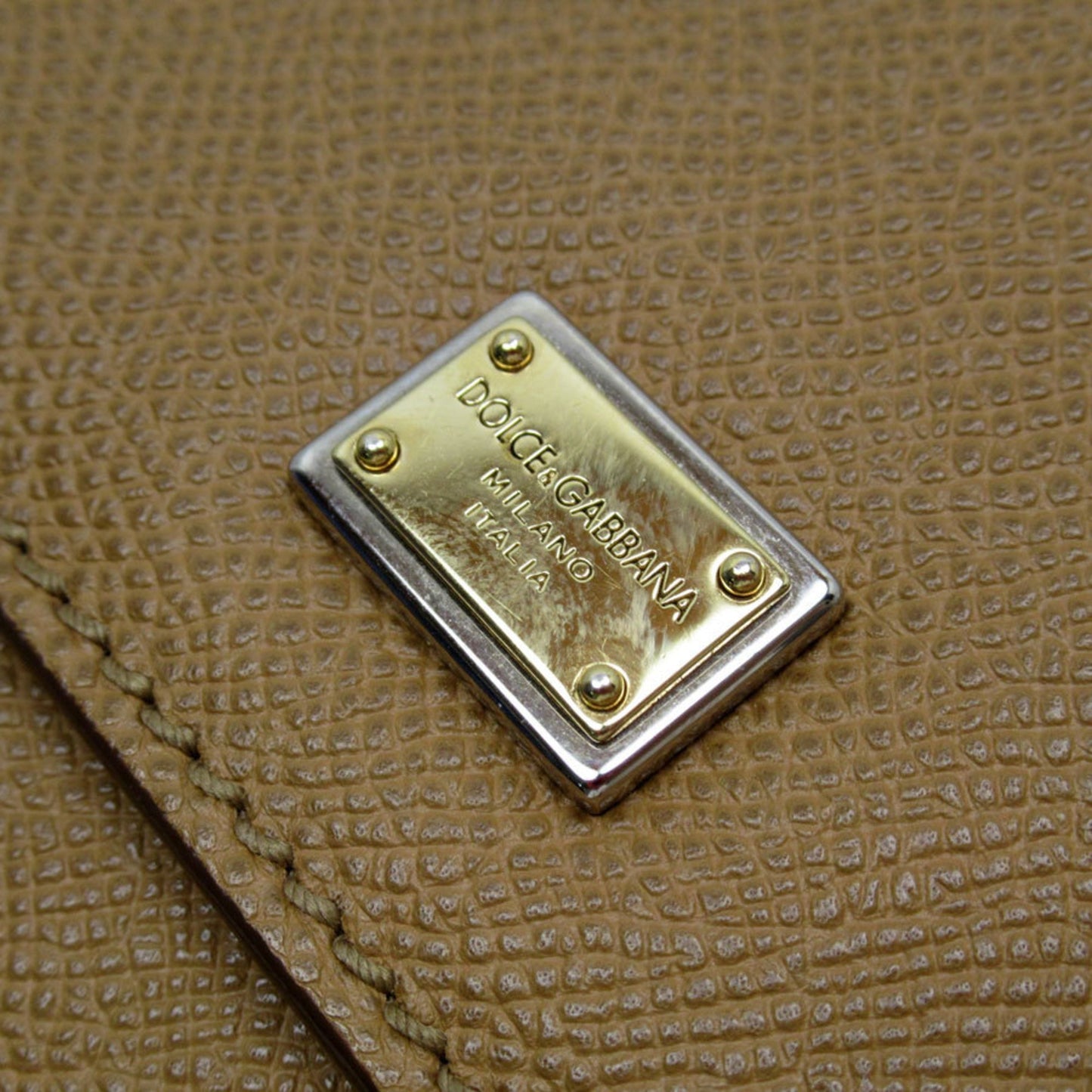 Dolce & Gabbana Dolce&Gabbana Shoulder Bag Leather Camel