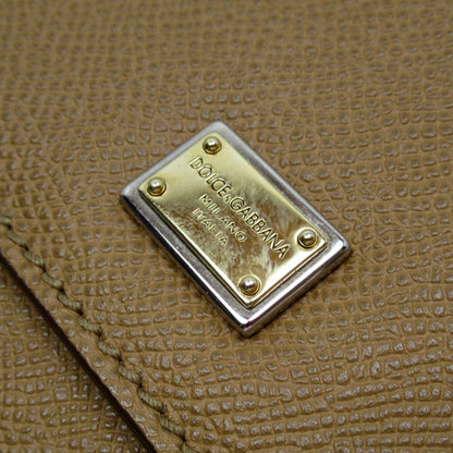 Dolce & Gabbana Dolce&Gabbana Shoulder Bag Leather Camel