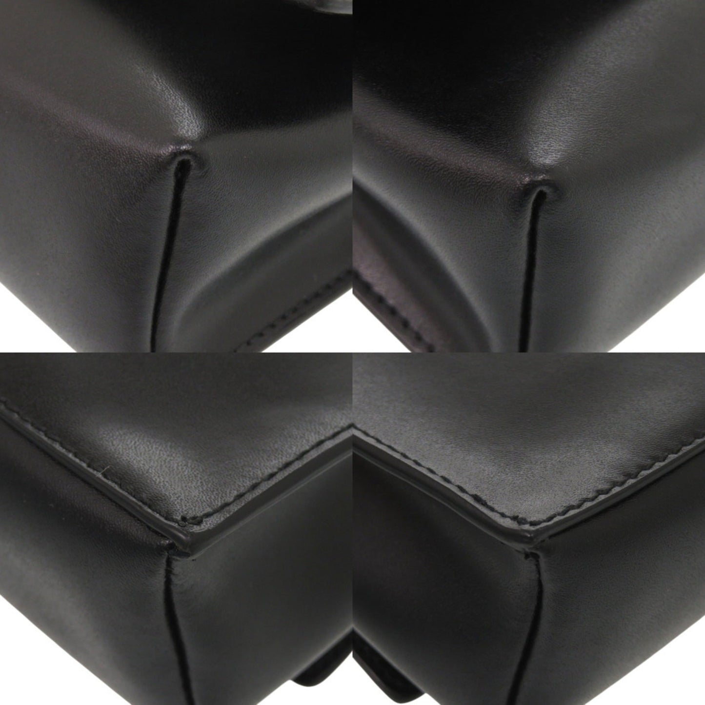 Salvatore Ferragamo Vara Ribbon Leather Black Shoulder Bag 0529