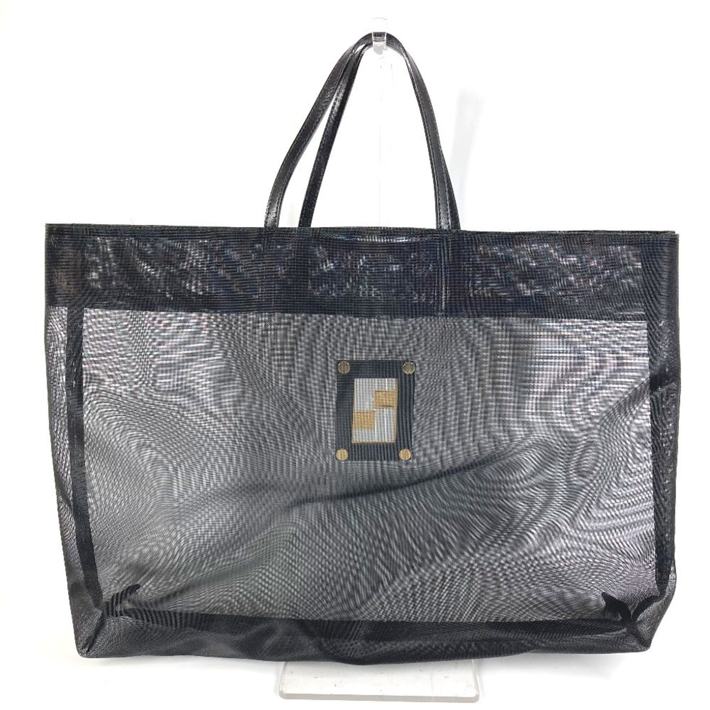 Fendi Mesh Ff Logo Tote Bag