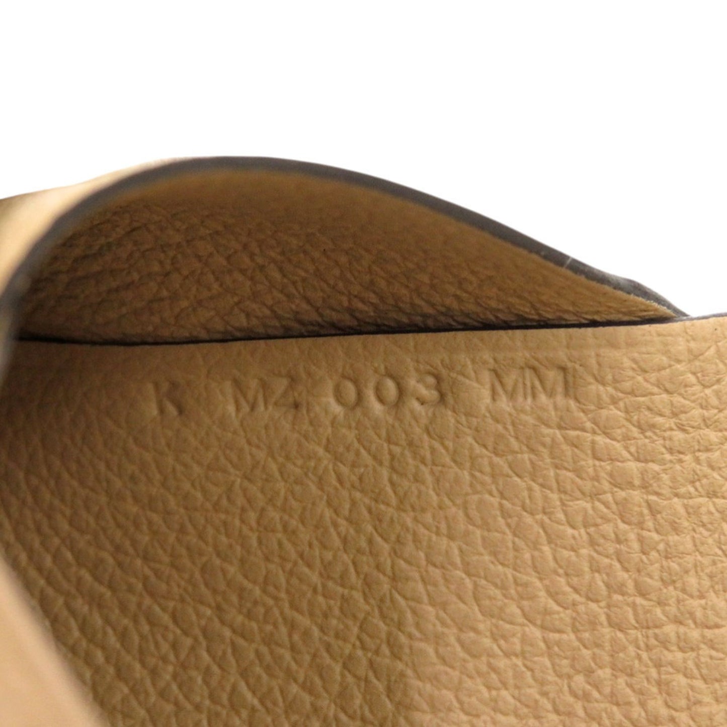 Unused Herms Calvi Duo Evercolor Beige Marfa K Stamp (Made In 2025) Coin Case Wallet 1348 Hermes