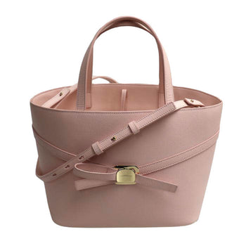 Salvatore Ferragamo New Vara Plate 2-Way Tote Bag