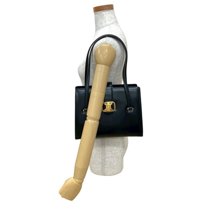 Celine Triomphe Logo Calf Leather Tote Bag