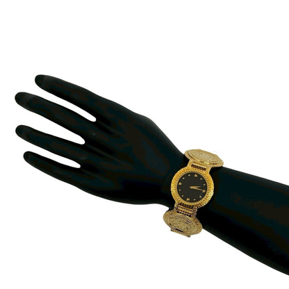 Versace Medusa Coin Motif Quartz Watch