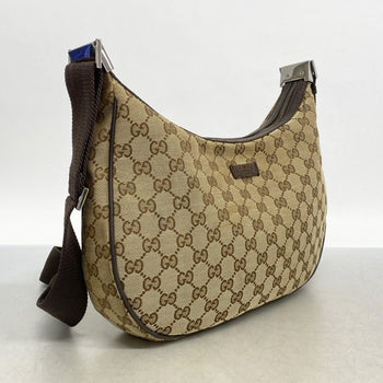 Gucci Gg Canvas Shoulder Bag 1227901 Brown