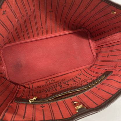 Louis Vuitton Damier Neverfull Pm Tote Bag N51109 Ebene