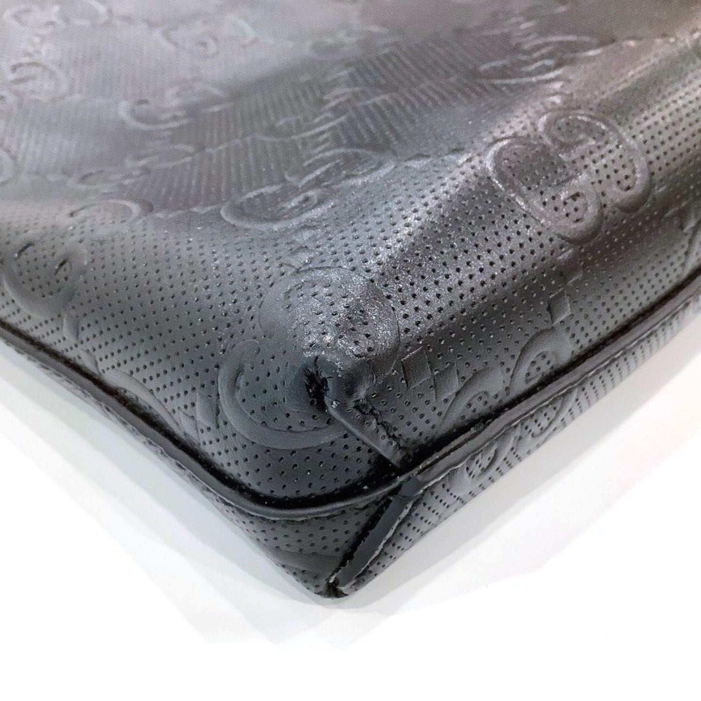 Gucci Gg Embossed Medium Black Clutch Bag Gucci 696009.520981 Ja-24361