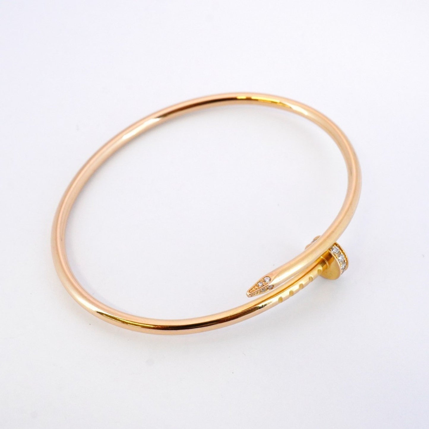 Cartier Juste Un Clou Bangle In 18K Pink Gold
