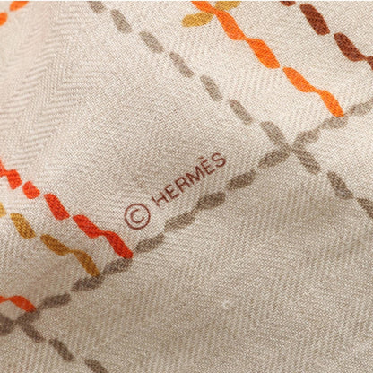 Hermes Herms Carr Jean 140 Pique Sellier Scarf