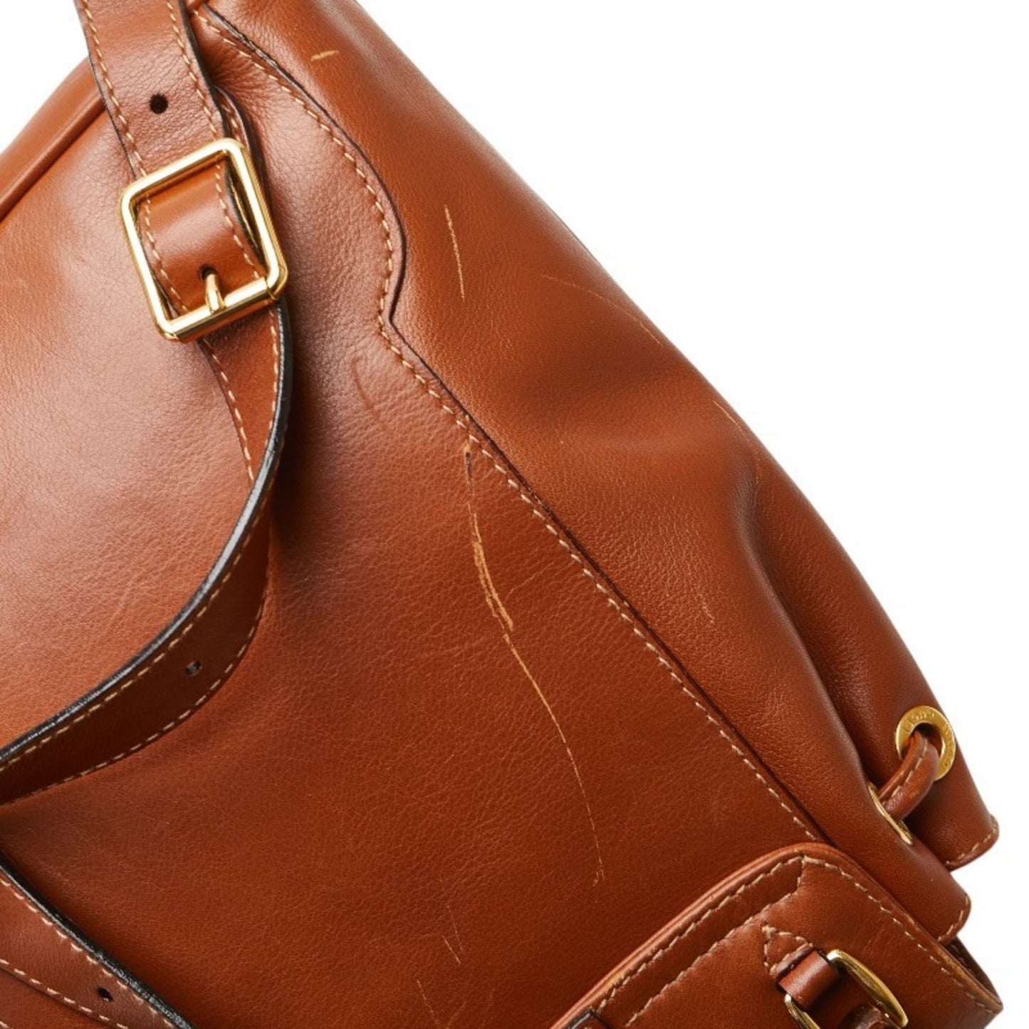 Gucci Bamboo Backpack 003 1998 0030 Brown Leather