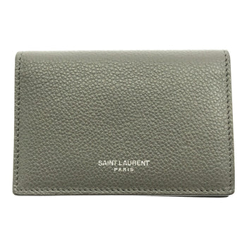 Saint Laurent Saint Laurent Card Case Business Holder Pass 468994 Gray Mikunigaoka Store