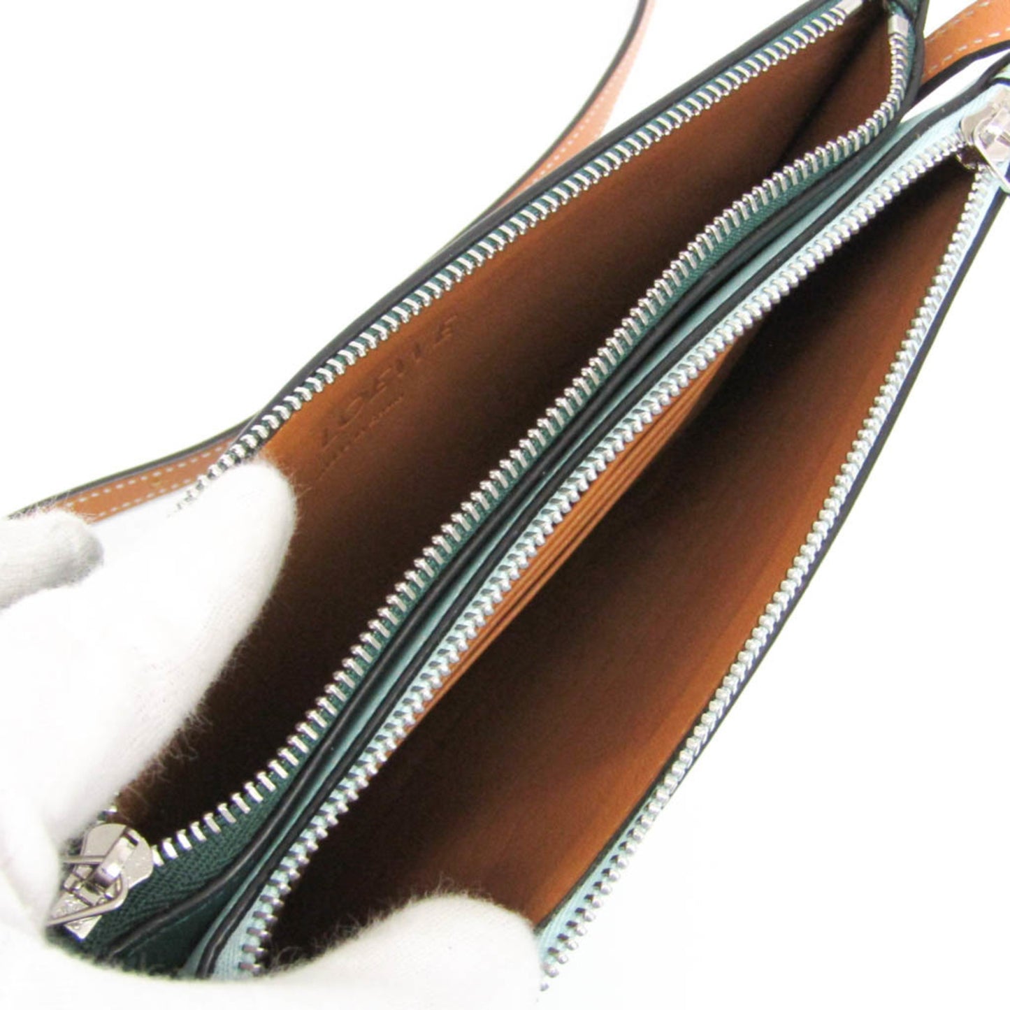 Loewe Gate Double Zip Pouch Women'S Leather Pouch