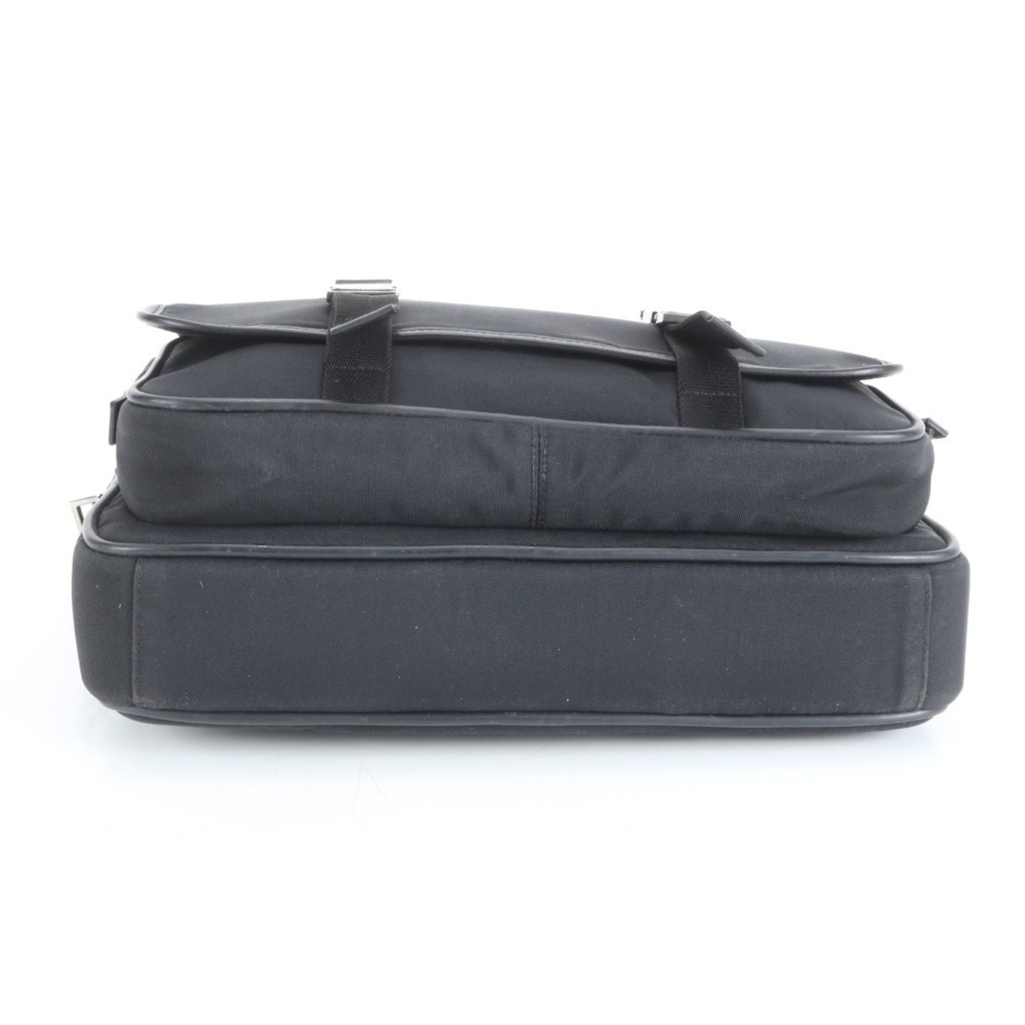 Gucci 131205 Leather 2-Way Briefcase/Tote Bag In Black