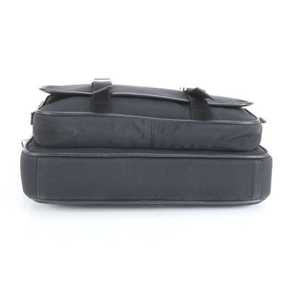 Gucci 131205 Leather 2-Way Briefcase/Tote Bag In Black