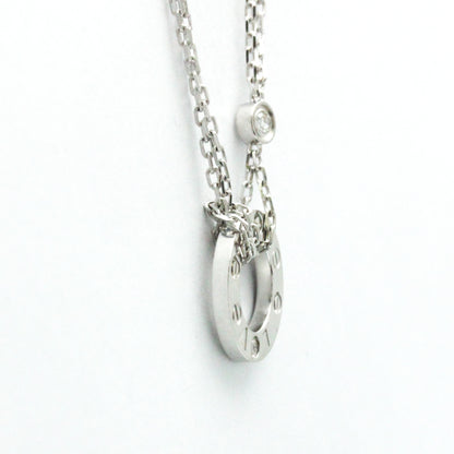 Cartier Love Circle Necklace B7219400 White Gold (18K) Diamond Men
