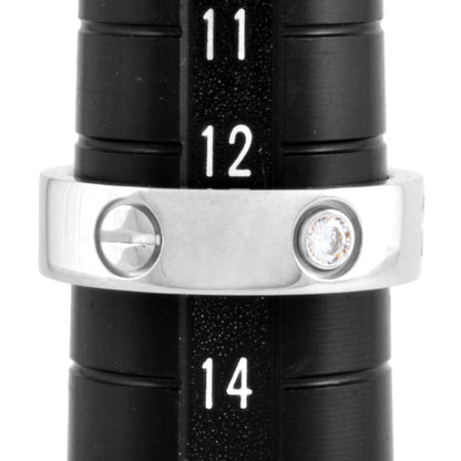 Cartier 3P Diamond Love Ring