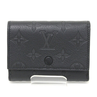 Louis Vuitton Victor Wallet Monogram Shadow Leather Black M12635 Tri-Fold Compact