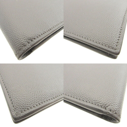 Yves Saint Laurent Saint Laurent Paris 396303 Leather Grey Bi-Fold Wallet 1552Saint Laurent Paris