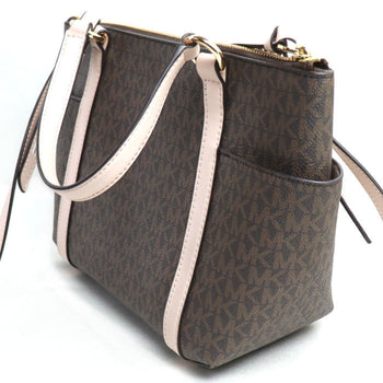 Michael Kors Sullivan Signature Sm 2-Way Shoulder Bag Brown Pink 30T0Gnxt1B