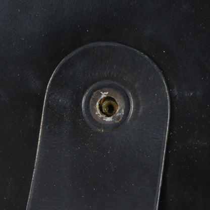 Christian Dior Leather Tote Handbag Black