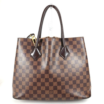 Louis Vuitton N41435 Damier Kensington Handbag/Tote/Shoulder Bag In Canvas