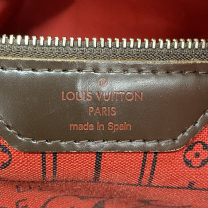 Louis Vuitton Damier Neverfull Mm Tote Bag N51105 Ebene