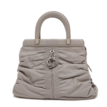 Christian Dior Dior Karenina Handbag Leather Grey