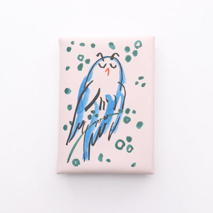 Hermes Herms Calvi Duo Compact Spring Owl Wallet/Coin Case Leather Wallet In Swift Leather