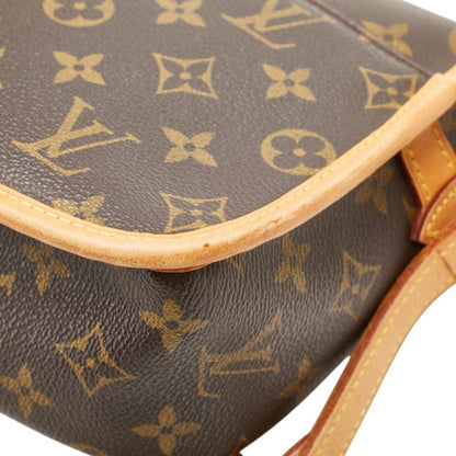 Louis Vuitton Monogram Sologne Shoulder Bag M42250 Brown Leather