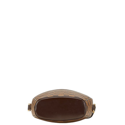 Louis Vuitton Damier Ipanema Pm Crossbody Shoulder Bag N51294 Brown Leather