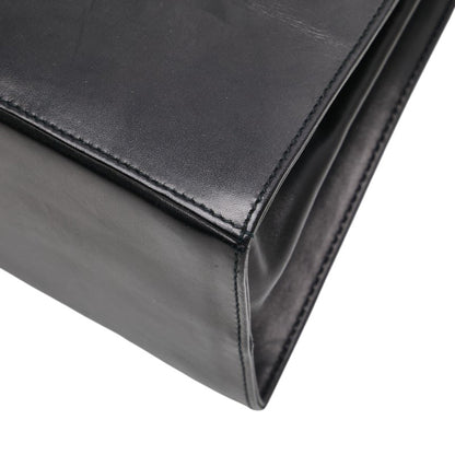 Salvatore Ferragamo Gancini Handbag/Shoulder Bag 2Way O21 2181 Black Leather