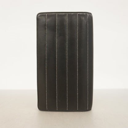 Leather Chanel Long Wallet (Bi-Fold)