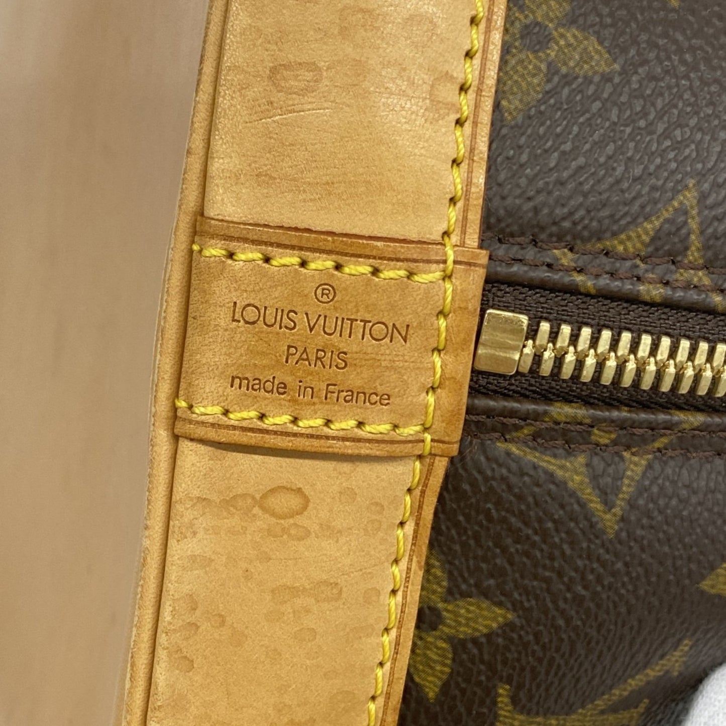 Louis Vuitton Monogram Alma Handbag M51130 Brown