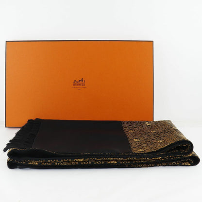 Hermes Silk X Angora Black