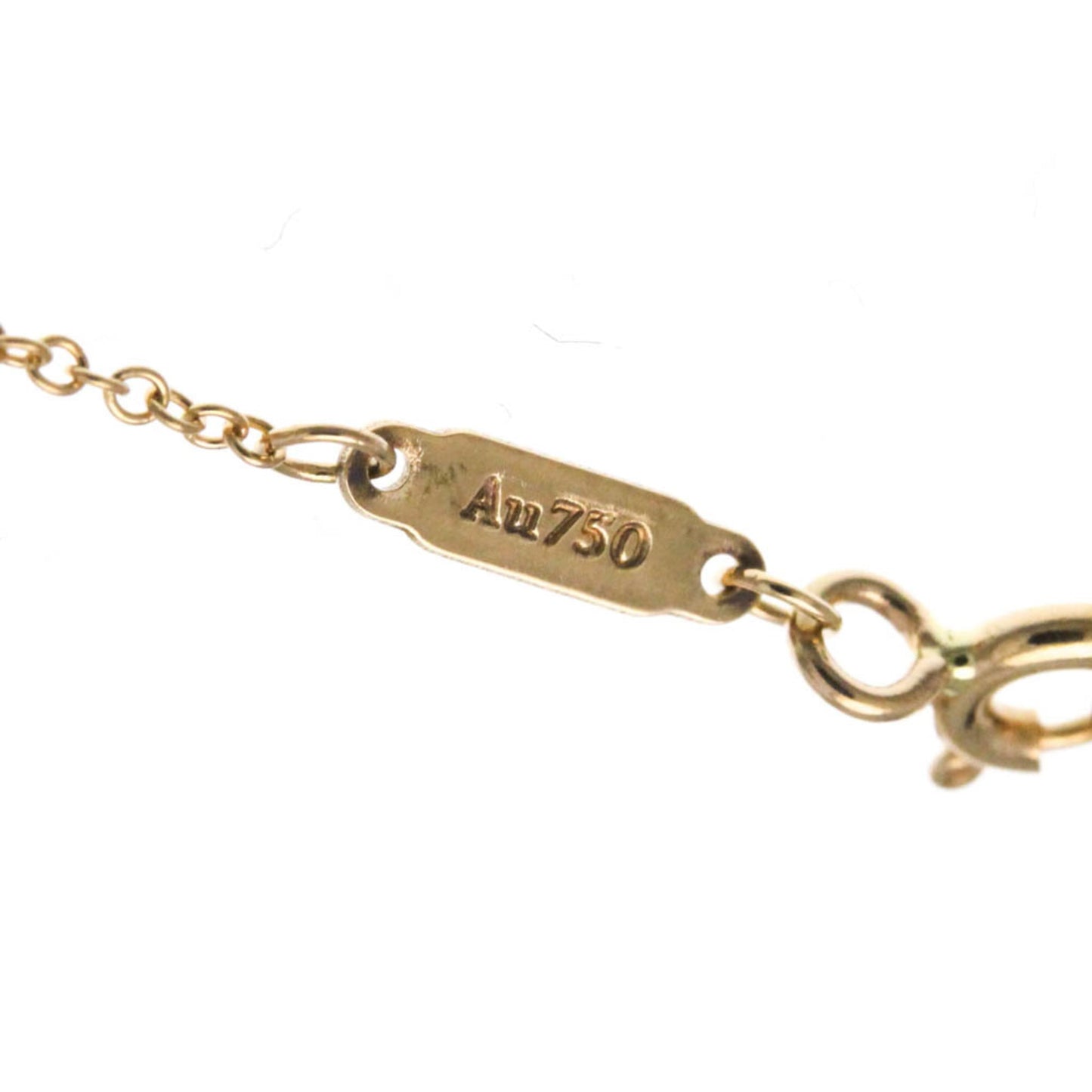 Tiffany Tiffany T Smile Small Necklace Pink Gold (18K) No Stone Women