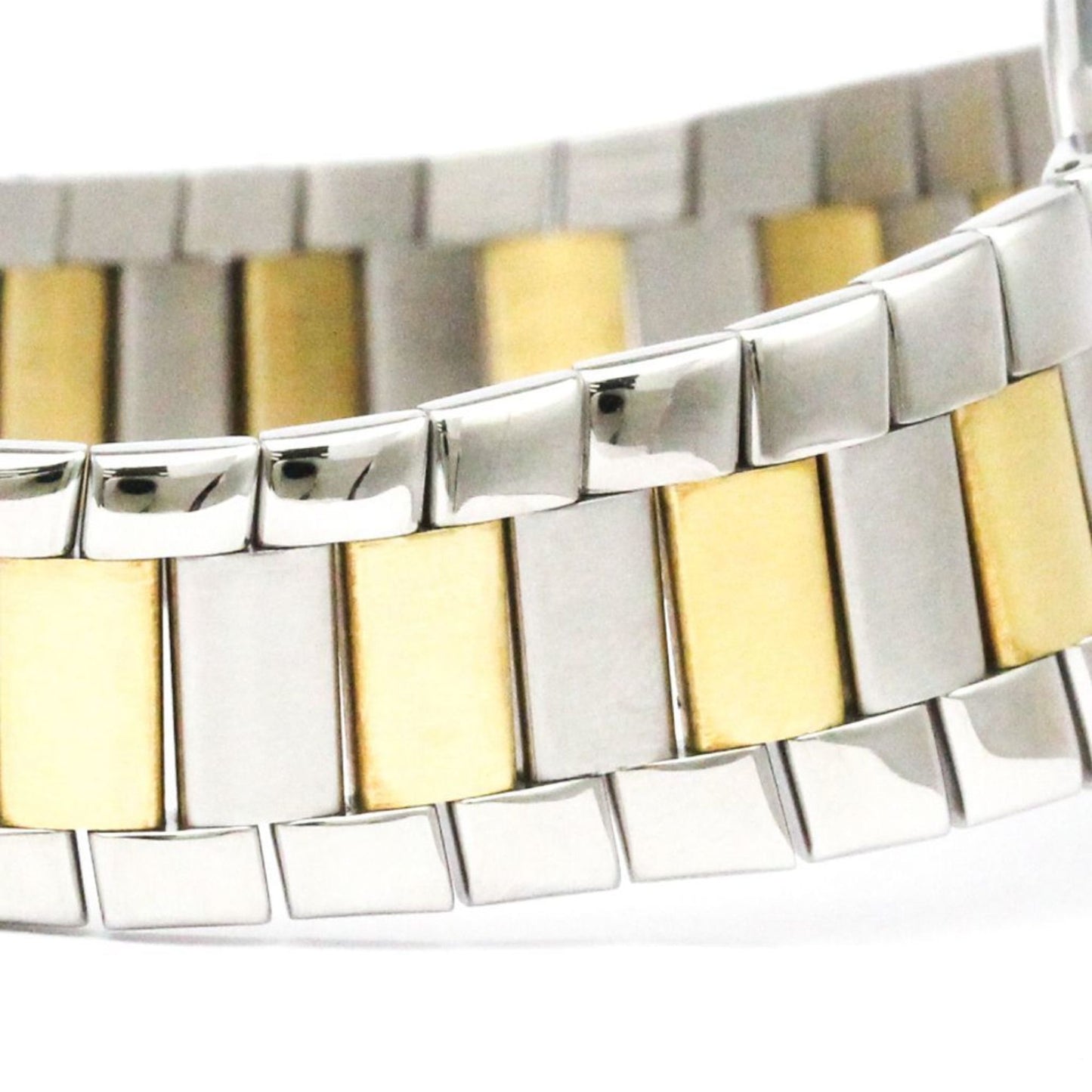 Baume & Mercier Riviera Diamond 18K Gold Steel Watch 5131.3 Polished