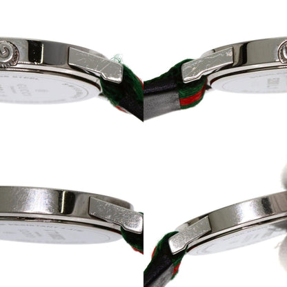 Gucci 5200L.1 Sherry Line Watch In Stainless Steel/Canvas