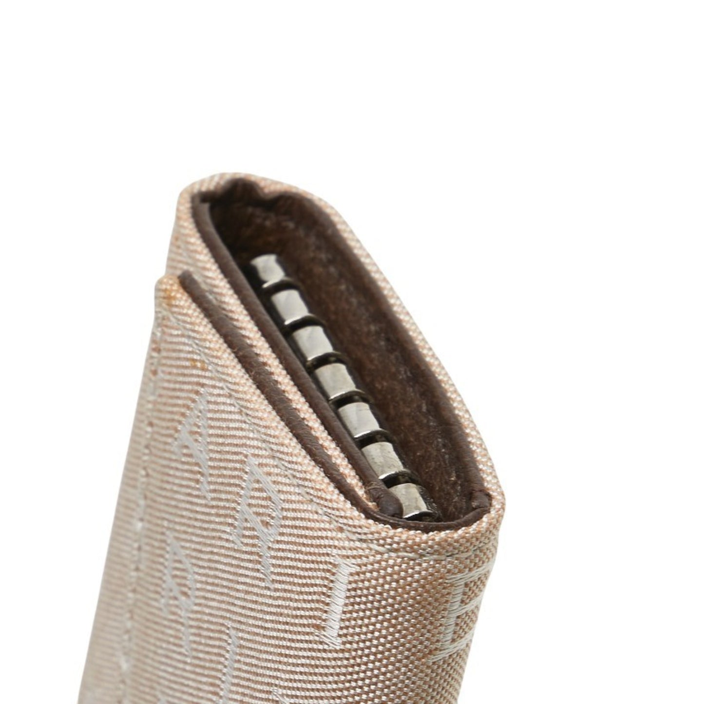 Bvlgari Logomania 6-Ring Key Case In Beige