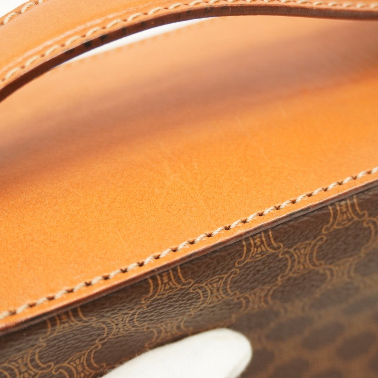 Celine Vanity Bag Macadam Brown