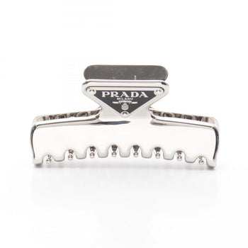 Prada Triangle Hair Clip Clothing Stainless Steel