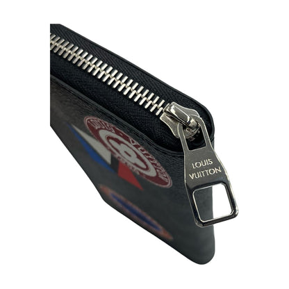 Louis Vuitton Zippy Wallet Vertical N64443 Damier Graphite Canvas Black