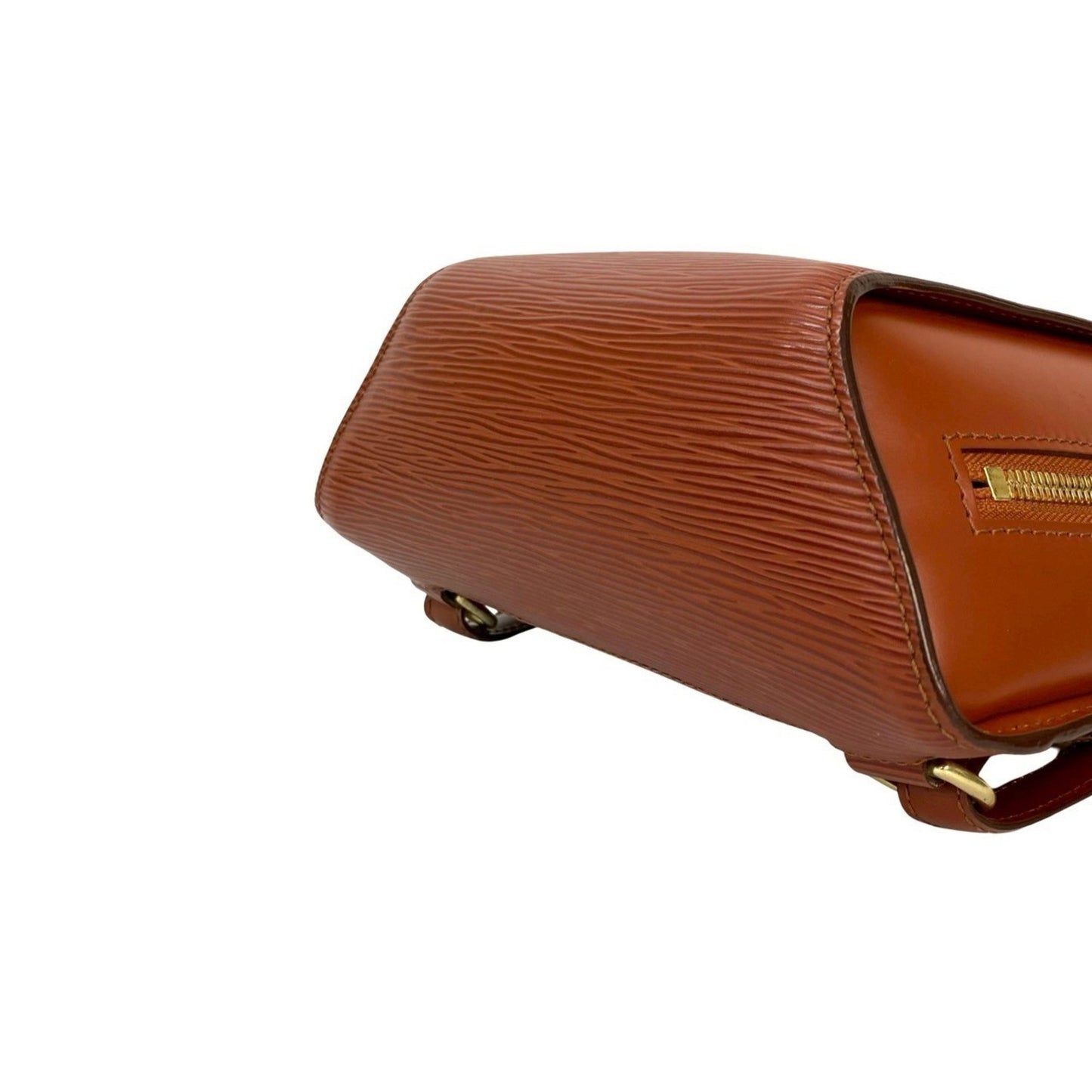 Unused Louis Vuitton Mabillon Epi Leather Backpack/Daypack In Kenya Brown