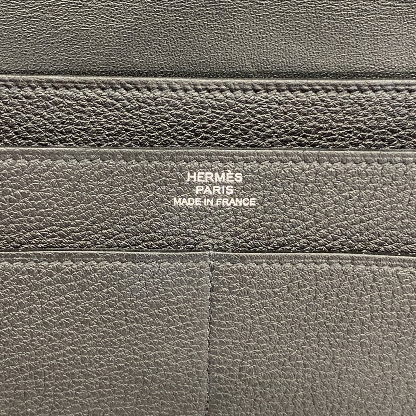 Hermes Herms Dogon Gm Long Wallet In Taurillon Clemence Leather