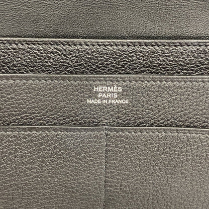 Hermes Herms Dogon Gm Long Wallet In Taurillon Clemence Leather